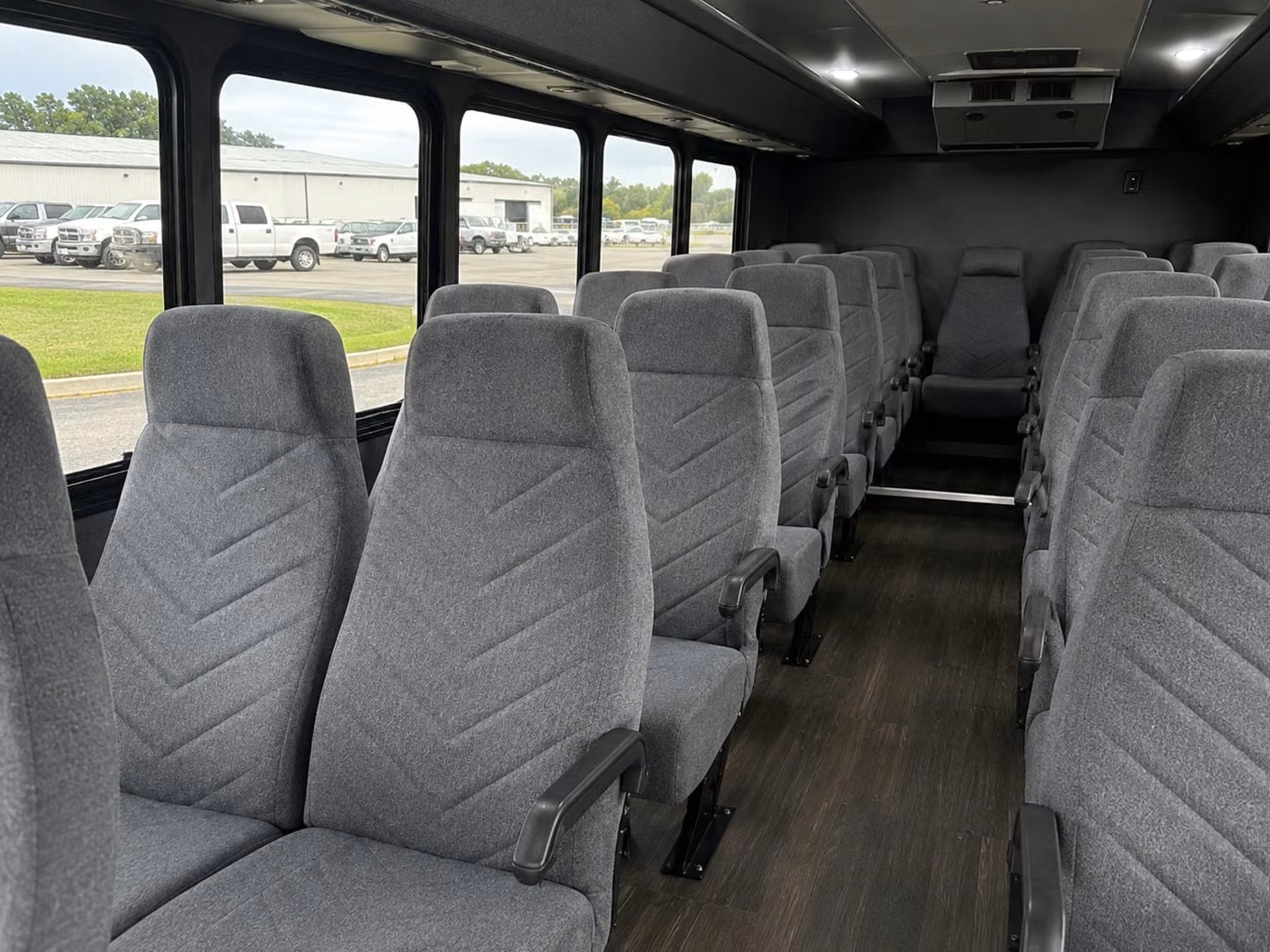 18 passenger minibus inside