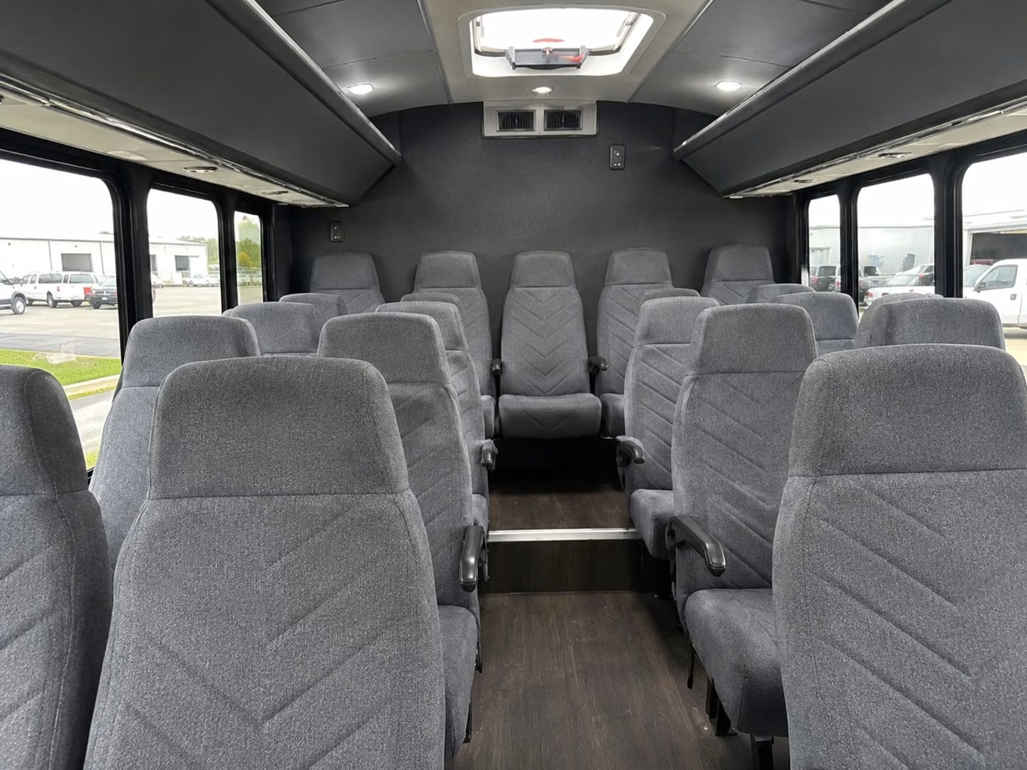 18 passenger minibus interior