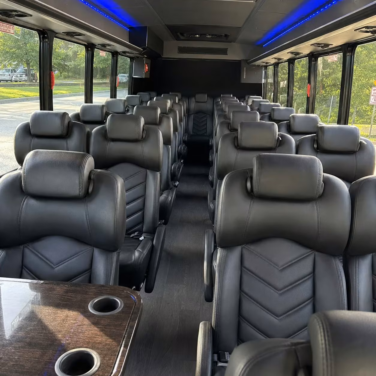 30 passenger minibus interior
