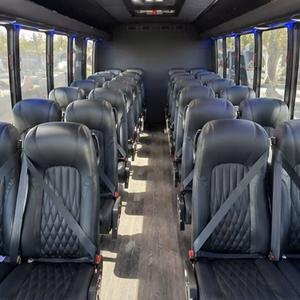 35 passenger minibus inside