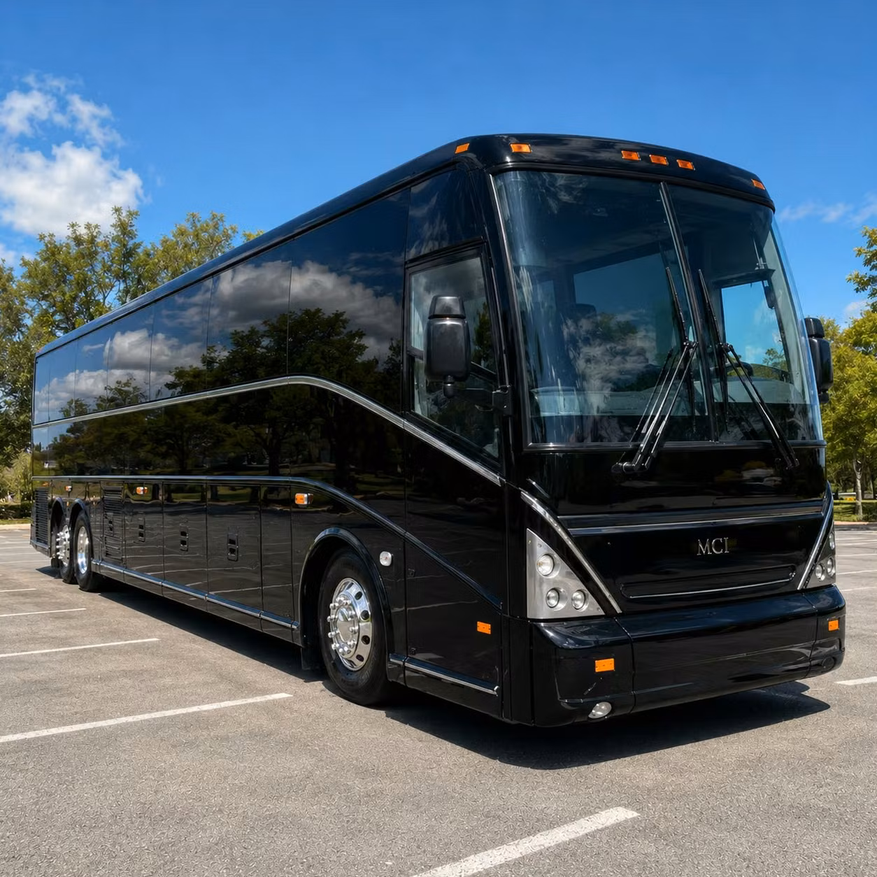corporate event shuttle bus rentals at the decc and canal park