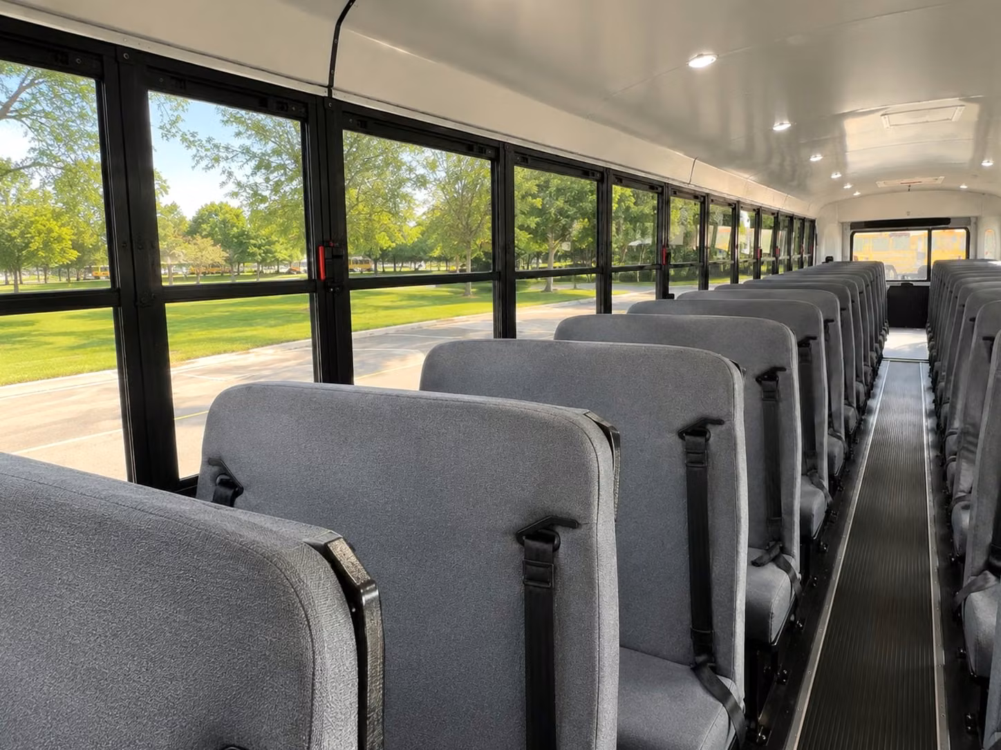 school bus interior