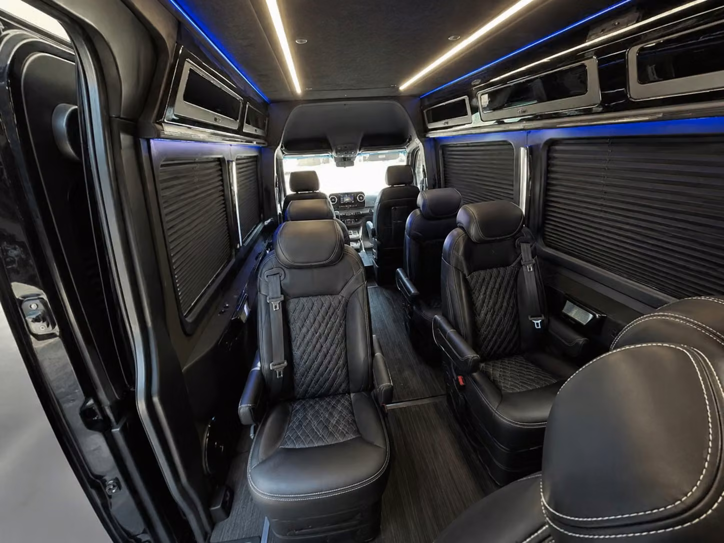 sprinter van with driver interior